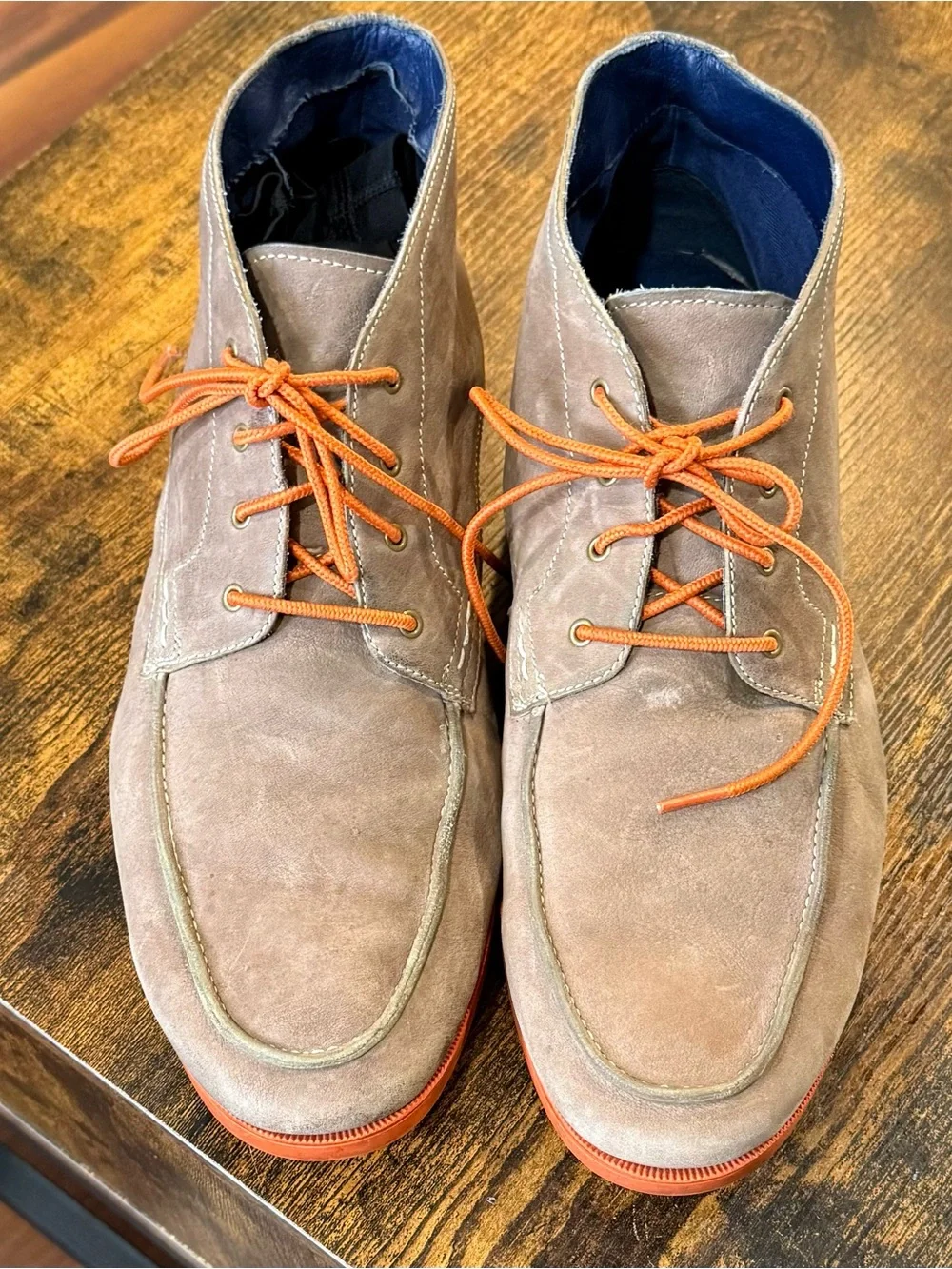 Cole Haan x Nike Air Technology Men's Size 13 Taupe  Laceup Boots Casual Luxe